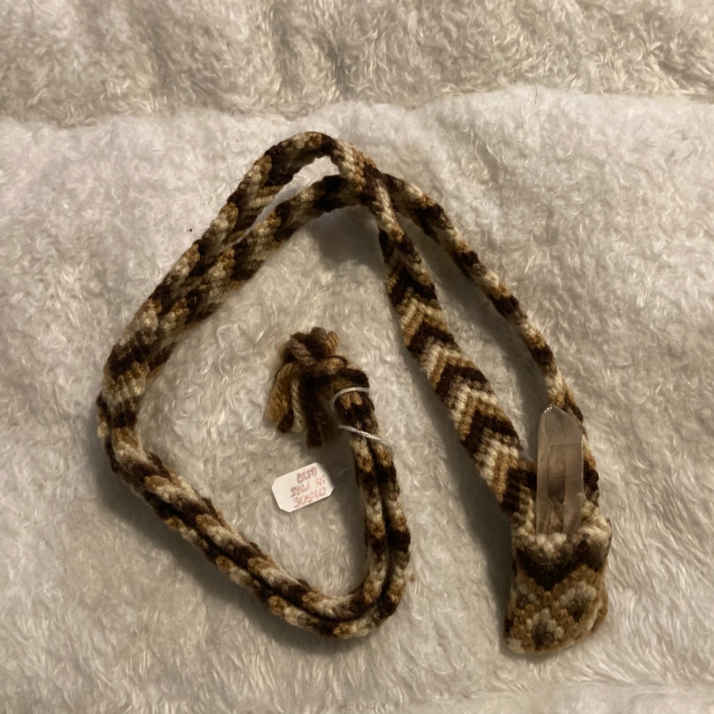 NWT Free People Solar Crystal Necklace Neutral Boho Jewelry Retails $128.00